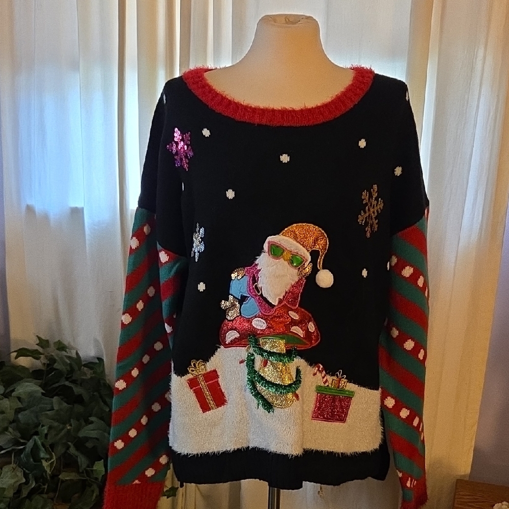 Holiday Santa Women's Sweater
